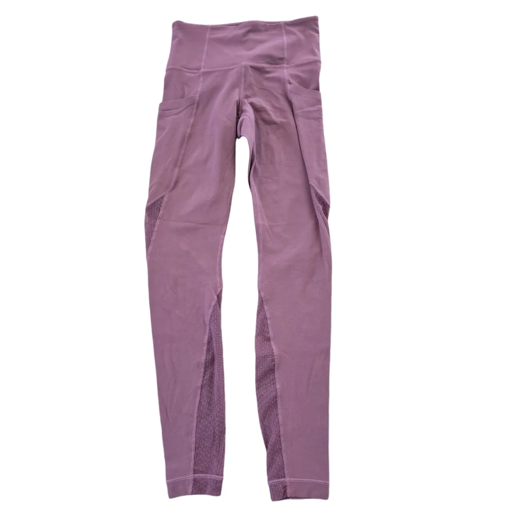 Athleta salutation stash pocket 7/8 tight - Picture 2 of 7